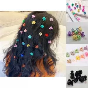 미니 사이즈 다양한 색상 모양 헤어 집게/머리/아동핀/여아삔/잔머리/정리/액세서리/클립/유아핀