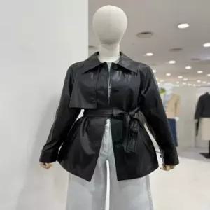 [LIST] 페이크 레더 하프 트렌치 코트 TWWBYQ52010