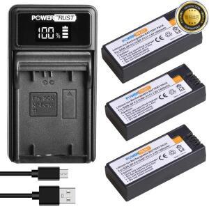 PowerTrust NP-FC11 배터리 + 소니 사이버샷 DSC-P10 LED 충전기