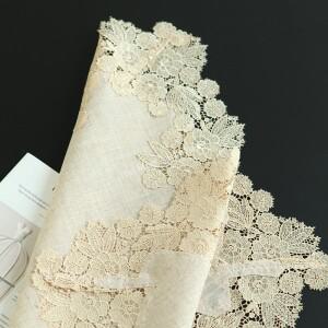 테이블 천으로 흰색 커버 미국 리넨 코튼 Juppe 식탁보 꽃 패브릭 북유럽 Tv 캐비닛 레이스 패턴 현대