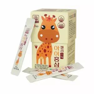 [금산인삼농협 삼지원] 어린이용 아이홍삼 젤리스틱 20g x 30포