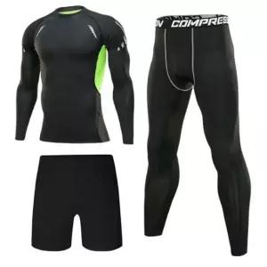 남자 3종 트레이닝 세트 반바지 긴바지 티셔츠 헬스