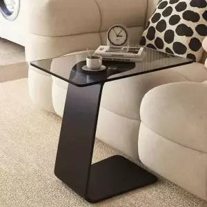 거실 테이블 유리 소파 원형 리빙룸 쇼파 모던 센터 탁자 인테리어