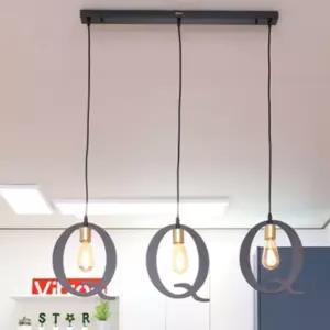 무담스토어 팬던트조명 인큐리 3등 DL17824-3 블랙 식탁포인트조명