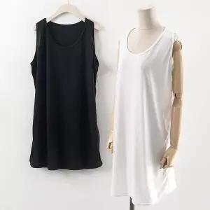 프리 여성의류 촉감 빅사이즈 롱 나시 DWW0013R 롱롱