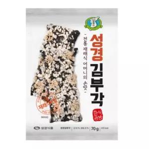 지도표 성경김 성경 김부각 70g 12개, 한박스