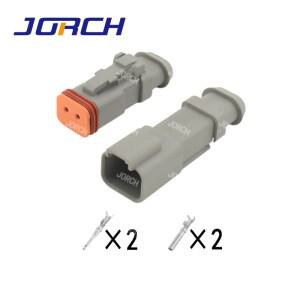 2핀 Deutsch 자동차 펌프 트럭 배선 하네스 커넥터 인젝터 플러그 커버 DT04-2P-E008