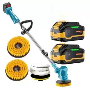 전동 청소기 무선 바닥청소 화장실 욕실 브러시 대형 전동솔 세트 전기 솔질