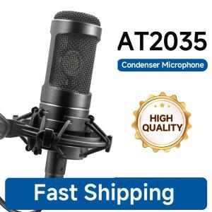 AT2035 스튜디오 녹음을  고감도 및 저잡음의 전문 대형 다이어프램 콘덴서 마이크