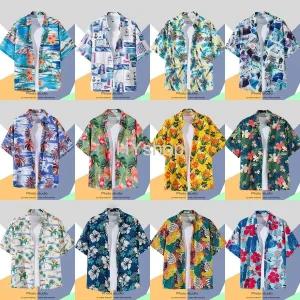 여름 반팔 남방 휴양지 하와이안 셔츠 등산 제주도 남성 빅사이즈 와이셔츠 