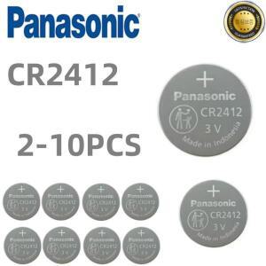 파나소닉 CR2412 3V Bateria 코인 셀 리튬 배터리 자동차 키 Bttery 용 핫 2-10pcs