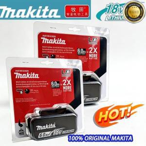 Makita호환 6.0Ah 리튬 배터리 BL1860 스크루드라이버 및 충전기 18v 교체용 전동 공구