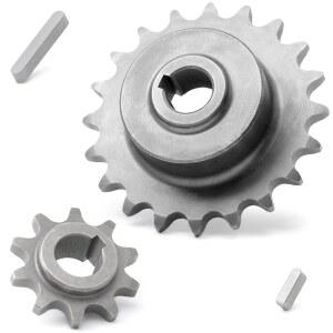 420 체인 스프로킷 10 톱니 및 20 5/8인치 보어 잭샤프트 교체용 콜먼 CT200U BT200X CT200U-EX KT196, 바하 히트 워리어 MB165 MB200, 프레데터 196cc 6.5 미니 자전거 고 카트 부품용