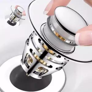 세면대구멍마개 물마개 세면대커버 수동폽업 세면기