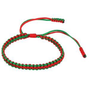 파티킬 땋은 팔찌, 남성 여성 티베트 끈 팔찌 수제 행운 기도 보호 로프 선물 기념일 가족용 사이즈 조절 가능