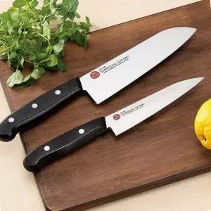 예리한 실용적인 이유식칼 일본산 츠바메 스텐 주방칼 식도 2종