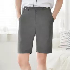 교복몰 (빅사이즈)(허리조절)진그레이 교복반바지