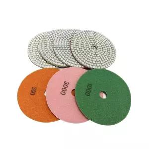 5인치 습식 다이아몬드 연마 패드 그라인더광택 타일 대리석