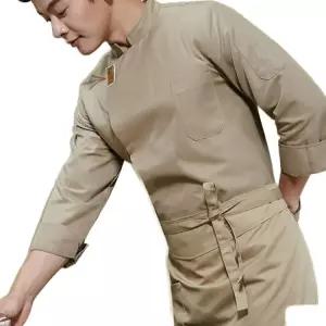 요리사 쉐프복 주방 유니폼 조리복 위생복 업무복 레스토랑 긴팔 상의 위생