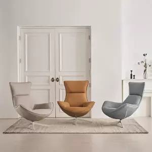 [착불]타임 1인용 기능성 가죽 안락 의자 수유 360도 회전 쇼파