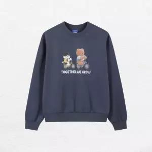 [폴햄]여성 더블니트 어프어프X코숏 맨투맨 티셔츠(PHG1TR2010)