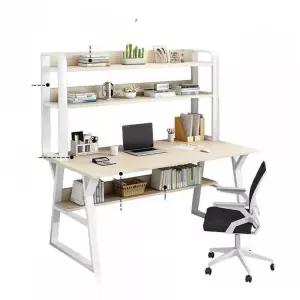 독서책상 책꽂이 선반 공부 일자형 데스크 독서