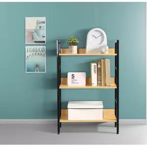 공부방 서재 가로형 3단 낮은 틈새 코선선반 자취방 책꽂이 조립식 코너 튼튼한