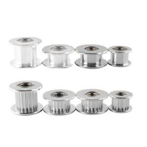 GT2 아이들러 타이밍 풀리 5MM 3D 10MM 보어 부품 톱니 프린터 16 20 기어 REPRAP 알루미늄