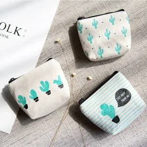 미니 약 파우치/동전 지갑 사각 지퍼 귀여운 어린이 파우치 화장품파우치