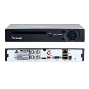 Xenocam 4CH 1080N 하이브리드 5-in-1 AHD DVR(1080P NVR+1080N AHD+960H 아날로그+TVI+CVI) 독립형 DVR CCTV 감시 시스템 비디오 레코더 모션 감지 하드 드라이브가 포함되지 않음