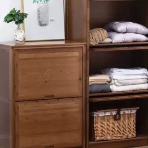 낮은 원목 이불장 미니 서랍장 주니어 장롱 안방