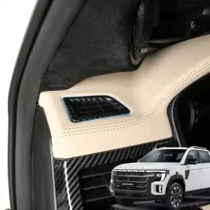 무쏘 Q300 튜닝 대쉬보드 상단 송풍구 커버