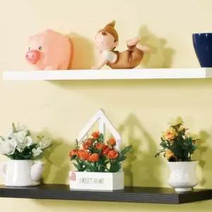 [라일리생활건강] Rly 23T 무지주 벽 선반 디자인선반 수납선반