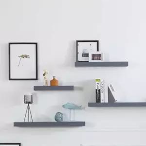 [라일리생활건강] Rly 45T 특대 무지주 벽 선반 벽고정선반 거실인테