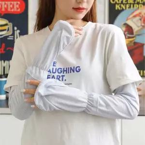 여자 여름 손등 커버 긴팔 암 슬리브 냉감 팔토시