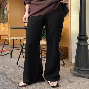 비얀트 골지 밴딩 부츠컷 팬츠 87005 빅사이즈 여성의류