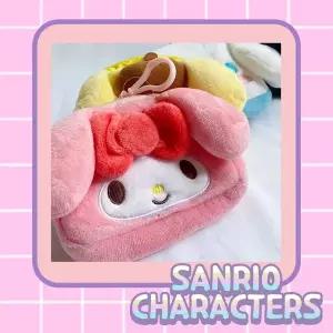 TBZ 산리오 캐릭터 페이스 미니 파우치 동전지갑 5Colors