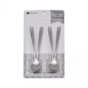 티스푼 4개 세트 야생화 머들러 홈카페 커피 스푼