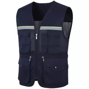 남자조끼 여름 포켓 브이넥 베스트 아우터 빅사이즈