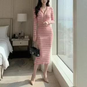 [다잇템] 여자 단가라 클래식 후디 슬림핏 롱원피스_24730904_588872