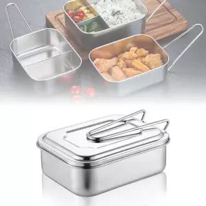 캠핑 스텐 반합 등산 낚시 백패킹 손잡이 사각 도시락통 야외