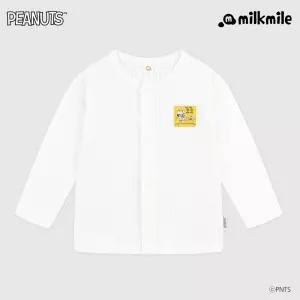 [밀크마일] [피너츠]스누피 우드스톡 함박웃음시원한스카시니트가디건