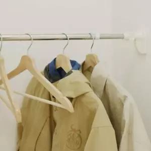 샤워커튼봉 50 200cm 스텐 욕실 압축봉 걸이