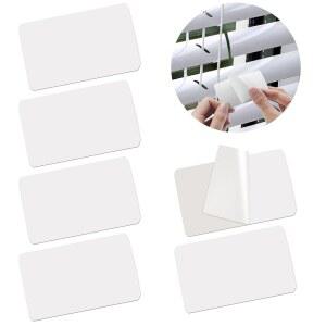 10개의 흰색 미니 수평 블라인드 수리 탭, 수평 블라인드 교체용 슬랫 및 부품용 2인치 블라인드 고정 장치(대형-2인치)