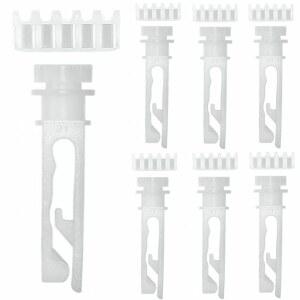 헤드레일에 사용되는 3-1/2인치 또는 5인치 수직 블라인드 부품인 베인 캐리어용 스템 및 기어 APUXON 20pcs