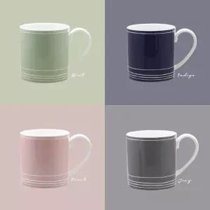 한국도자기 신혼부부 결혼 집들이 선물 더셰프 컬러 머그컵 4p 세트 MNS