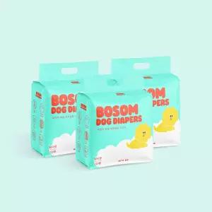 바잇미 강아지 기저귀 매너벨트 남아용 / 여아용 보솜 모음 10매입 3팩 세트