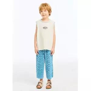 [갤러리아] 쿨슬리브리스 보드레팬츠 세트 QATS18631/QAPT056_크림색