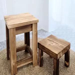 화분 정리대 원목 다육이 받침대 23x23x15cm