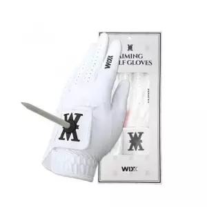 윅스 특허 자석티 골프장갑 남성 오른손용 골프글러브 티꽂이 필드용